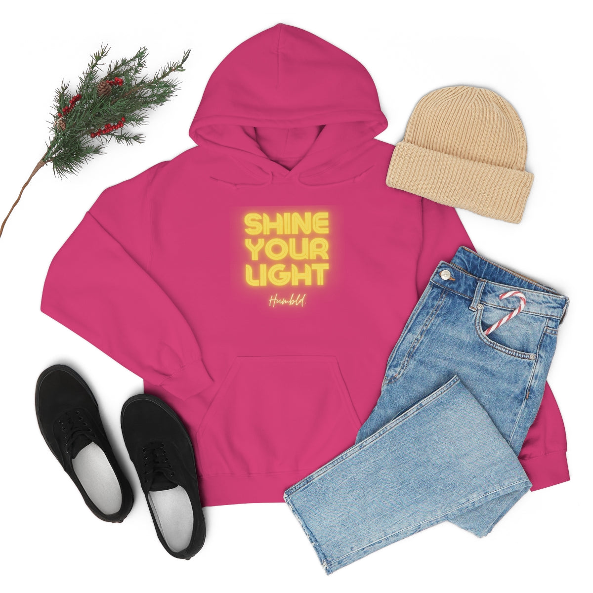 Shine Your Light Unisex Heavy Blend™ Hooded Sweatshirt