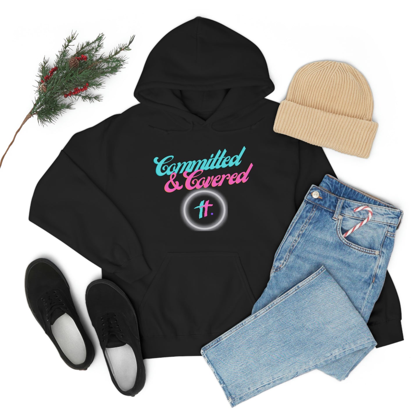 Committed & Covered Unisex Heavy Blend™ Hooded Sweatshirt