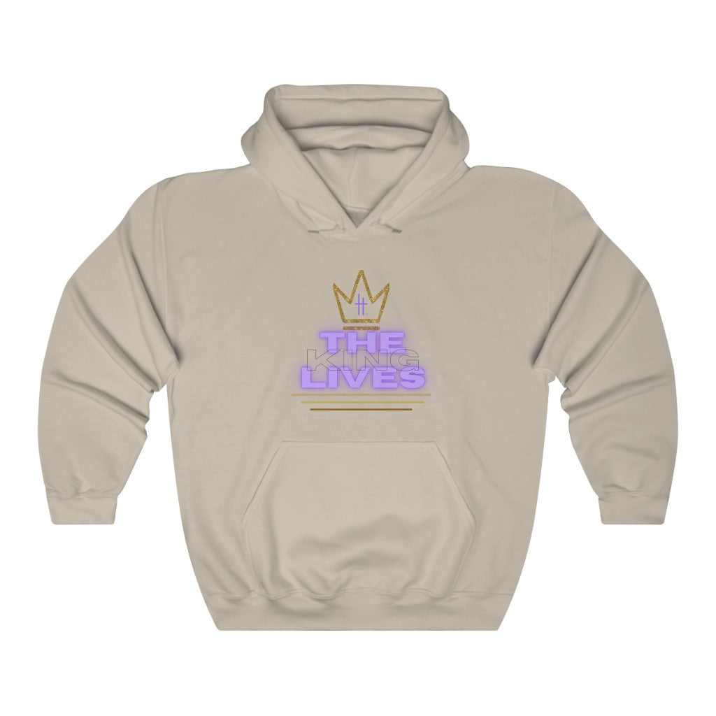 The King Lives Unisex Heavy Blend™ Hooded Sweatshirt