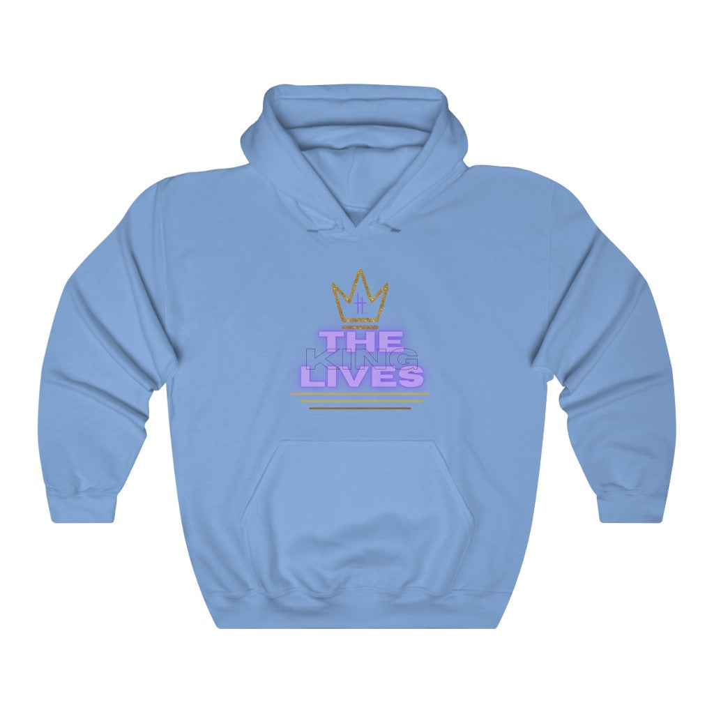 The King Lives Unisex Heavy Blend™ Hooded Sweatshirt