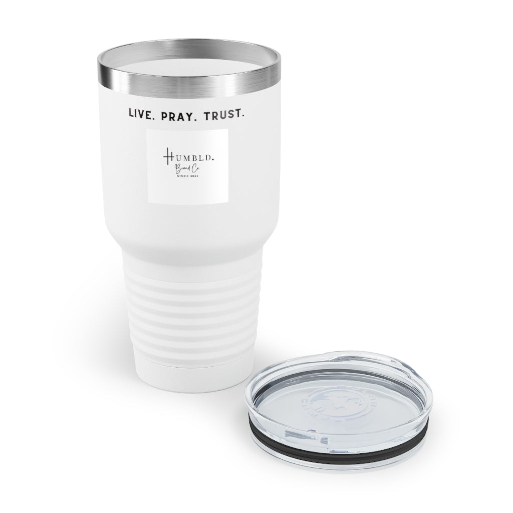 Live. Pray. Trust. Ringneck Tumbler, 30oz