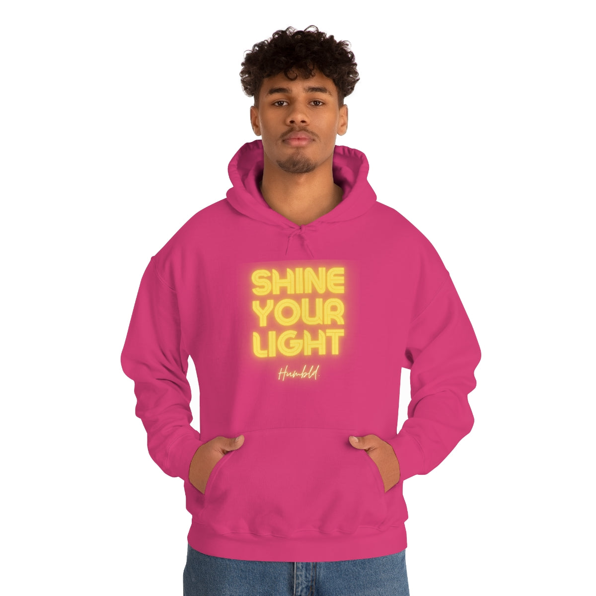 Shine Your Light Unisex Heavy Blend™ Hooded Sweatshirt