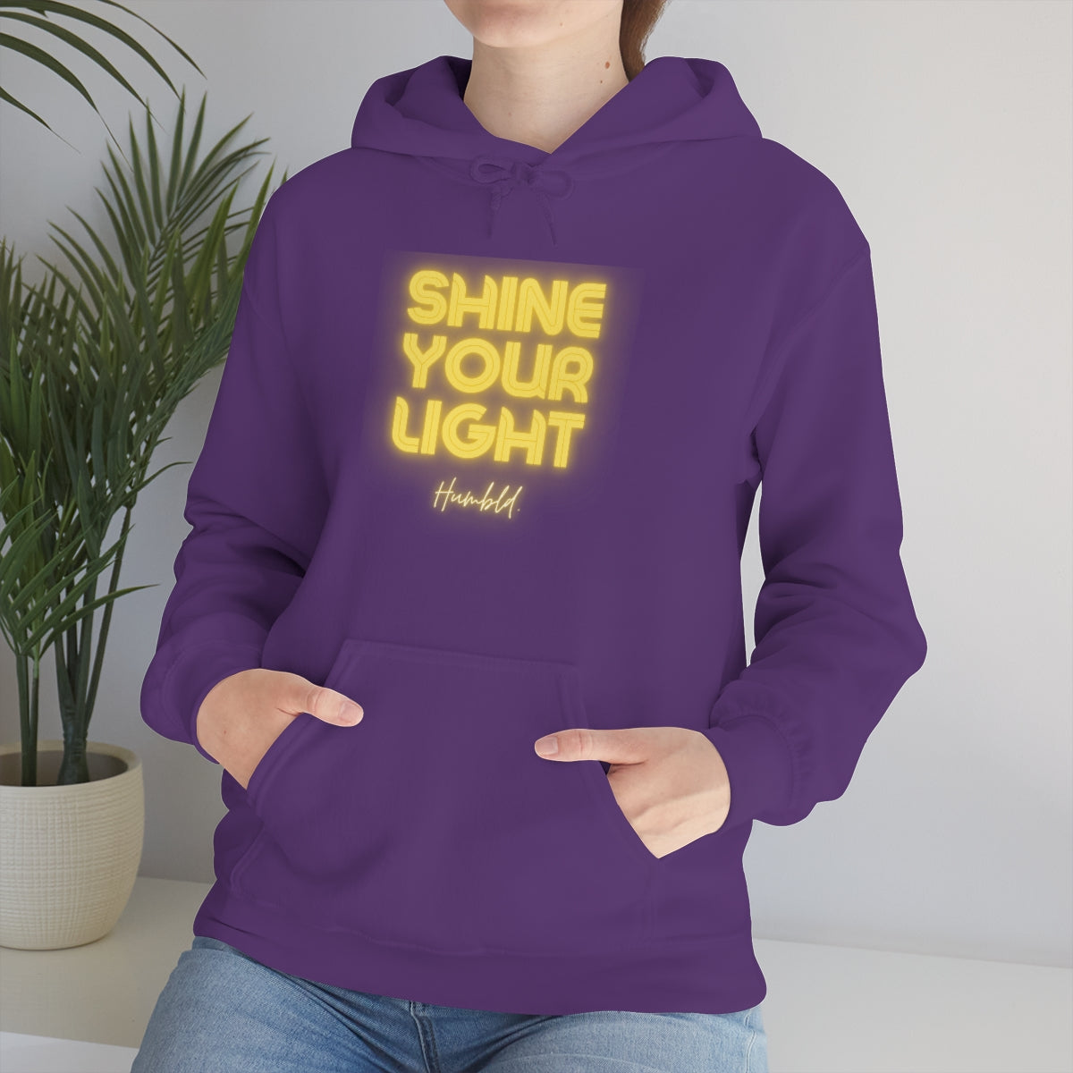 Shine Your Light Unisex Heavy Blend™ Hooded Sweatshirt