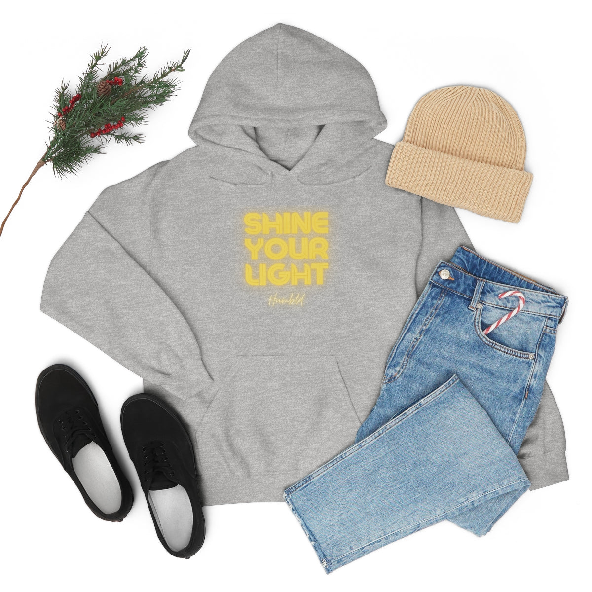 Shine Your Light Unisex Heavy Blend™ Hooded Sweatshirt