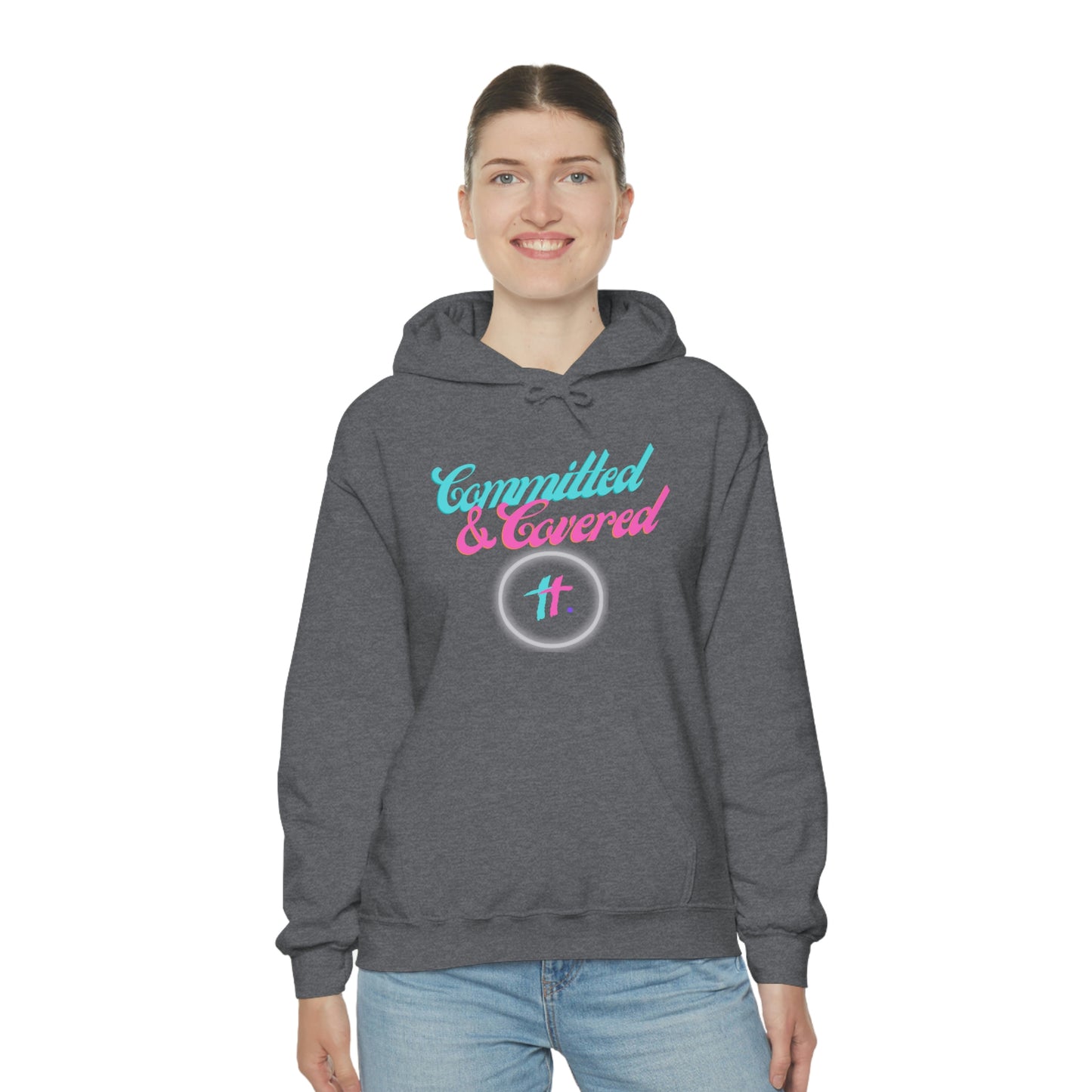 Committed & Covered Unisex Heavy Blend™ Hooded Sweatshirt