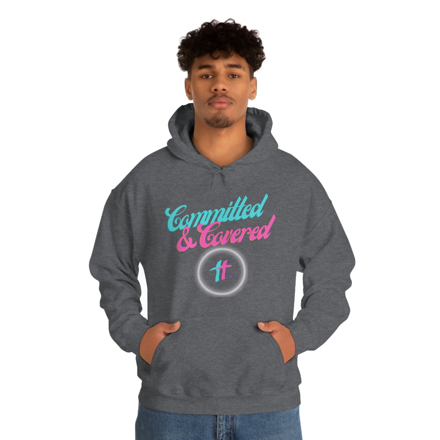 Committed & Covered Unisex Heavy Blend™ Hooded Sweatshirt