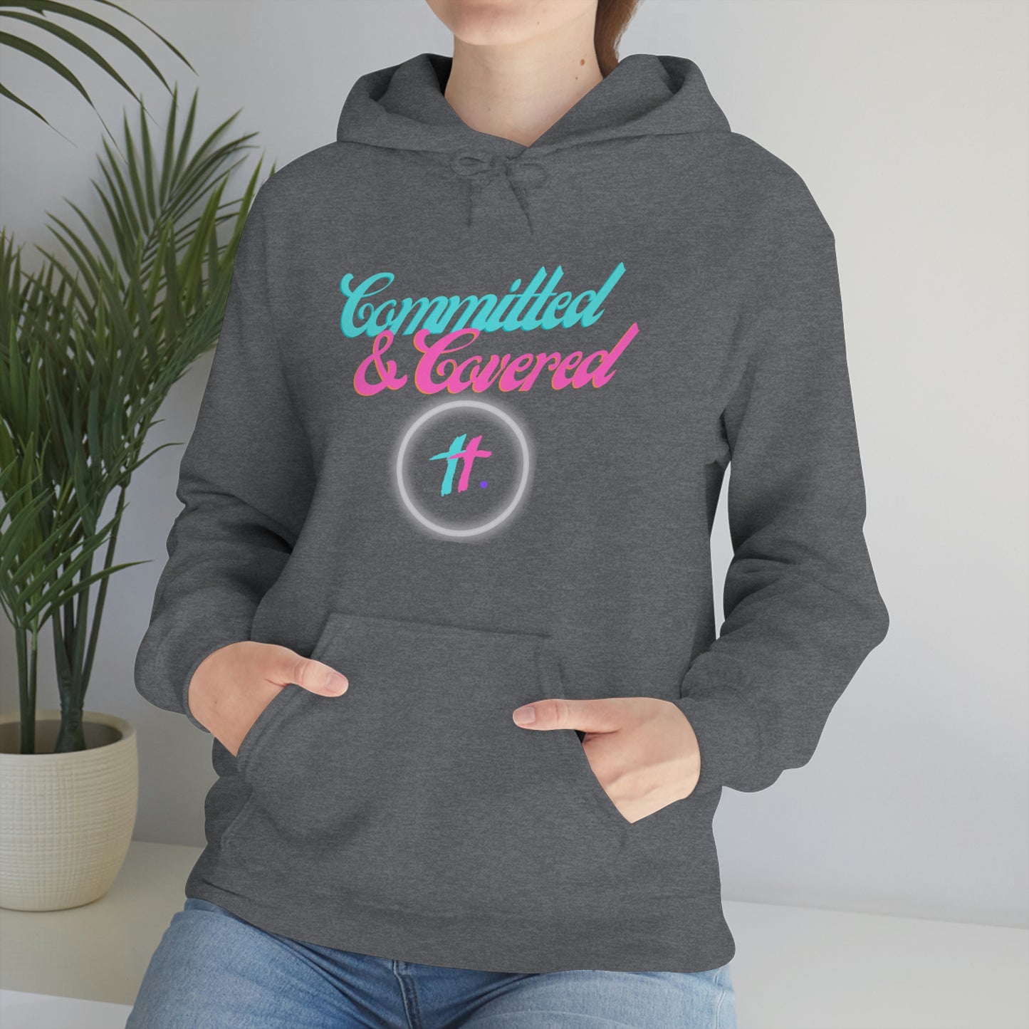 Committed & Covered Unisex Heavy Blend™ Hooded Sweatshirt