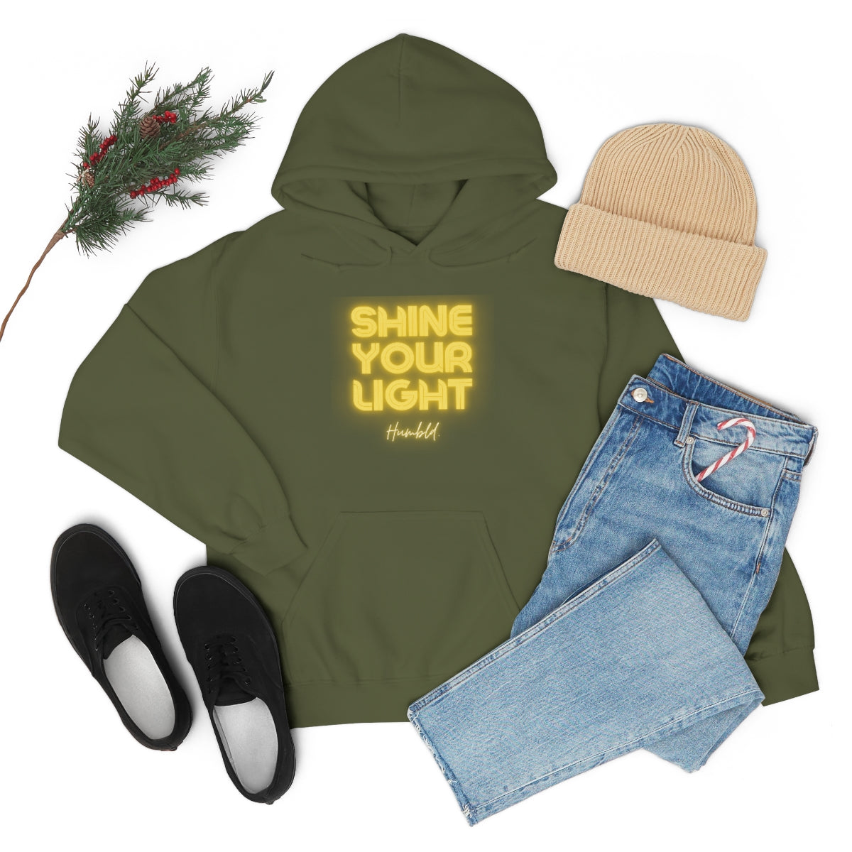 Shine Your Light Unisex Heavy Blend™ Hooded Sweatshirt