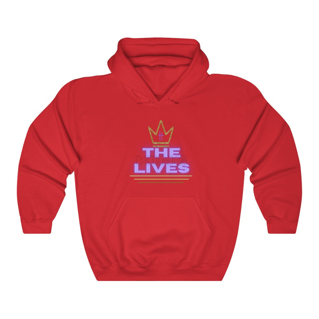 The King Lives Unisex Heavy Blend™ Hooded Sweatshirt