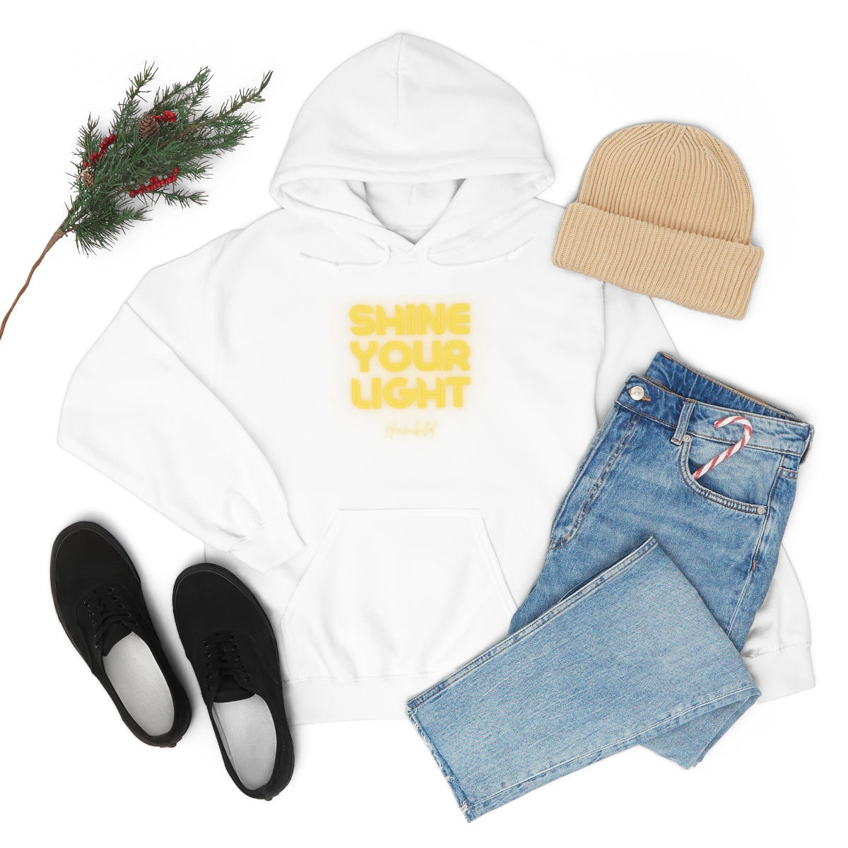 Shine Your Light Unisex Heavy Blend™ Hooded Sweatshirt