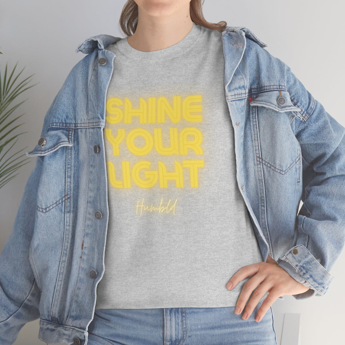 Shine Your Light Unisex Heavy Cotton Tee