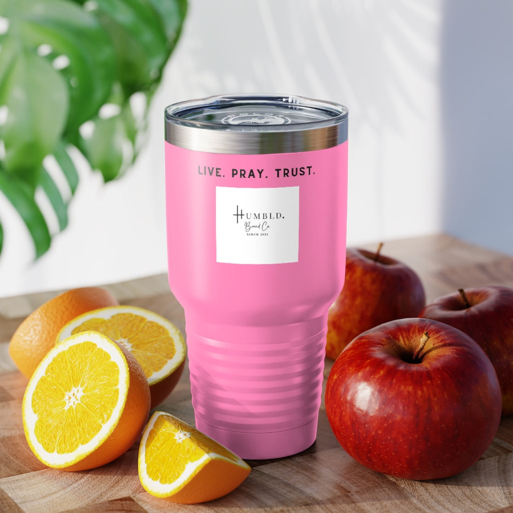 Live. Pray. Trust. Ringneck Tumbler, 30oz