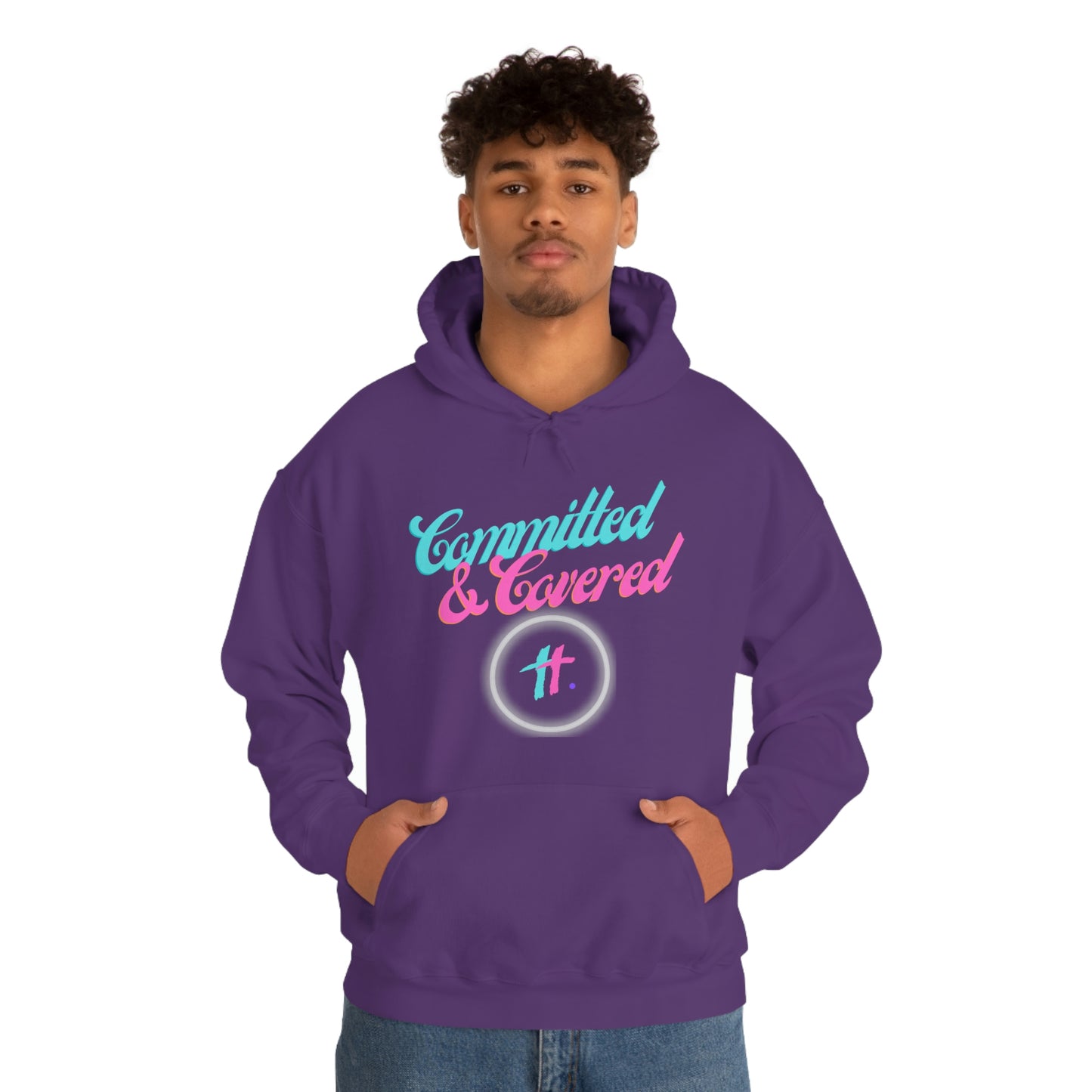 Committed & Covered Unisex Heavy Blend™ Hooded Sweatshirt