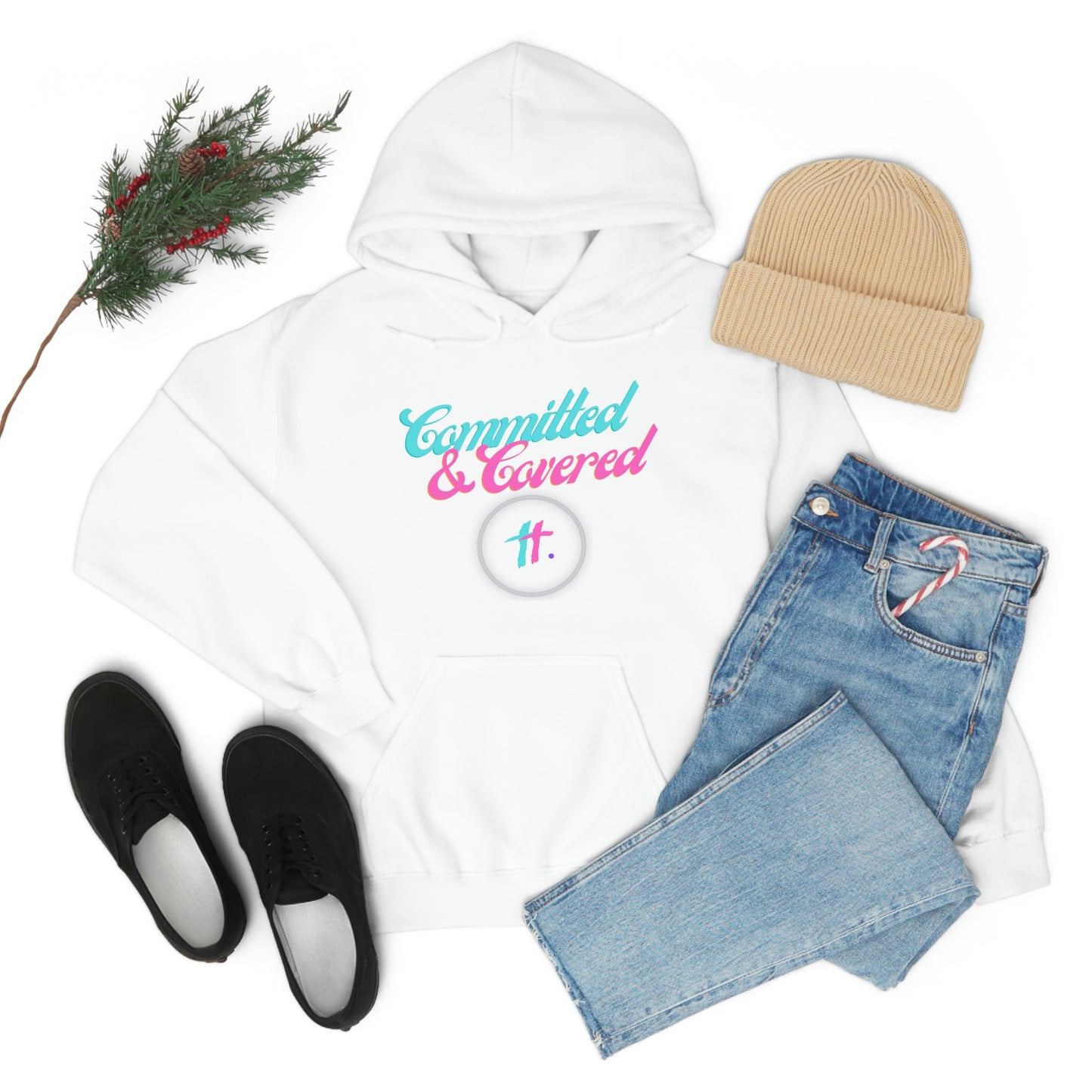 Committed & Covered Unisex Heavy Blend™ Hooded Sweatshirt